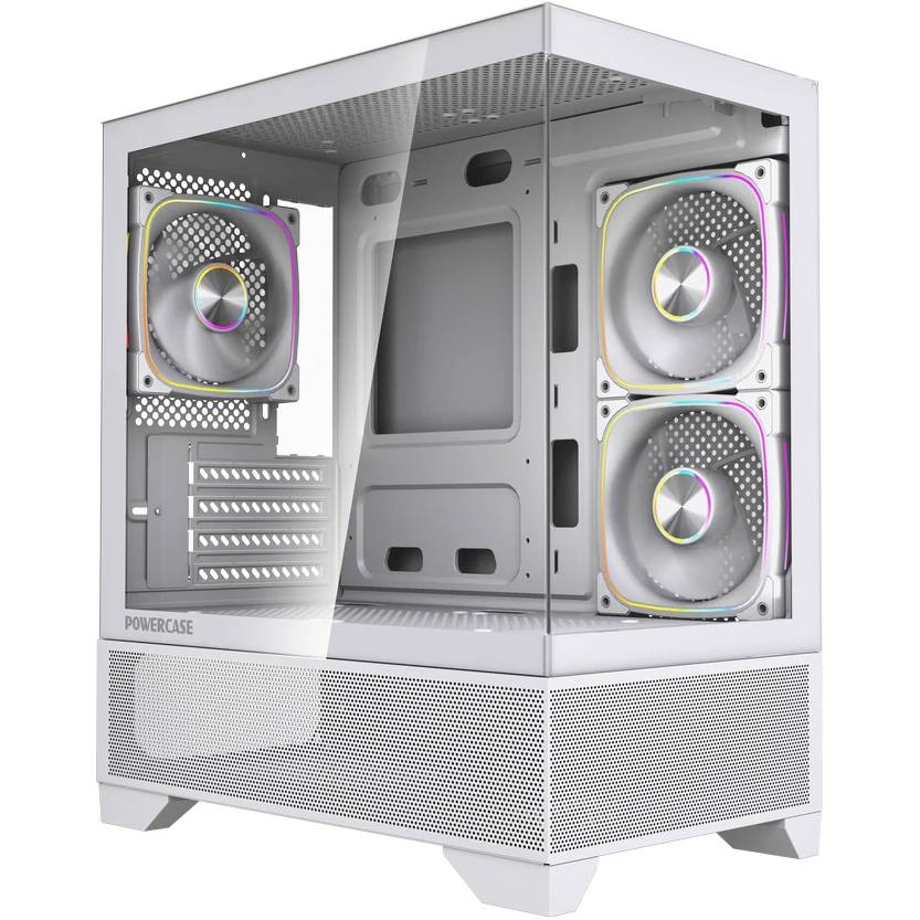 Корпус Powercase Vision Micro M4W CVMM4W-A3, без БП, mATX