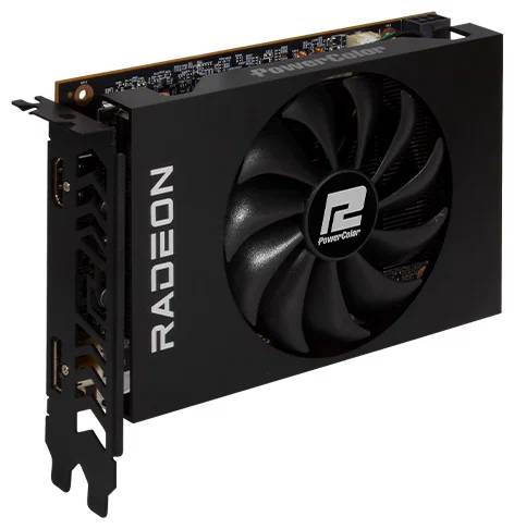 Видеокарта Radeon RX 6500 XT, 4Gb GDDR6 64bit, PowerColor Fighter (AXRX 6500XT 4GBD6-DH), RTL