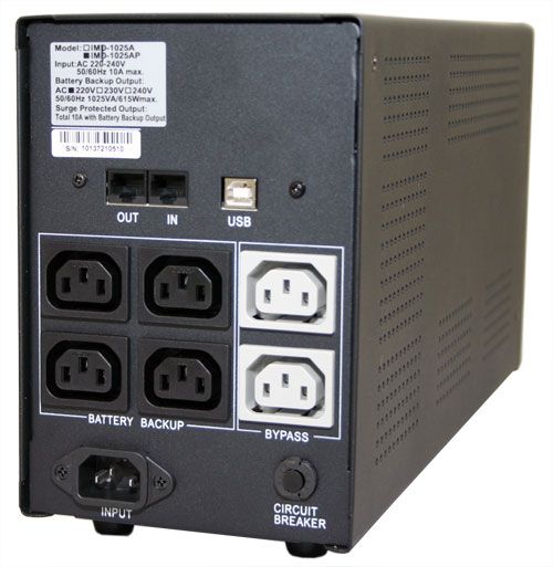 ИБП PowerCom Imperial IMP-1200AP, 1200VA (2 + 4 IEC C13)