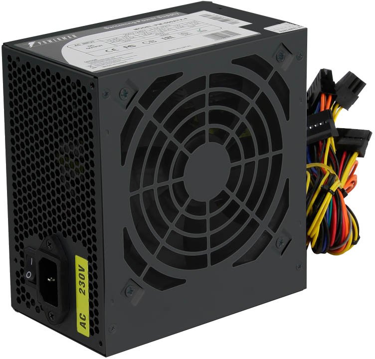 Блок питания 600Вт, Powerman PM-600ATX-F-BL, ATX (6128219)