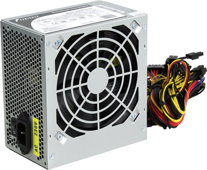 Блок питания 600Вт, PowerMan PM-600ATX-F, ATX