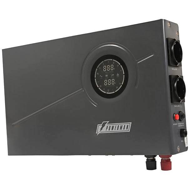 ИБП PowerMan Smart 500 INV Graphite, 500VA (2xSchuko)