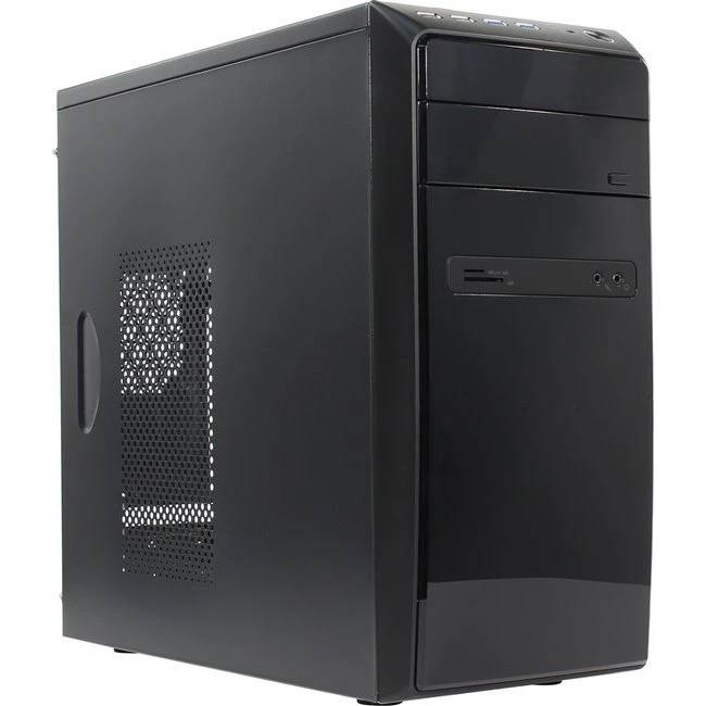 Корпус PowerMan ES726 Black PM-450ATX, 450Вт, mATX (6120259)