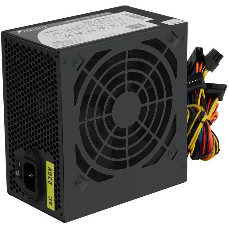 Блок питания 600Вт, Powerman PM-600ATX-F-BL, ATX (6143094)