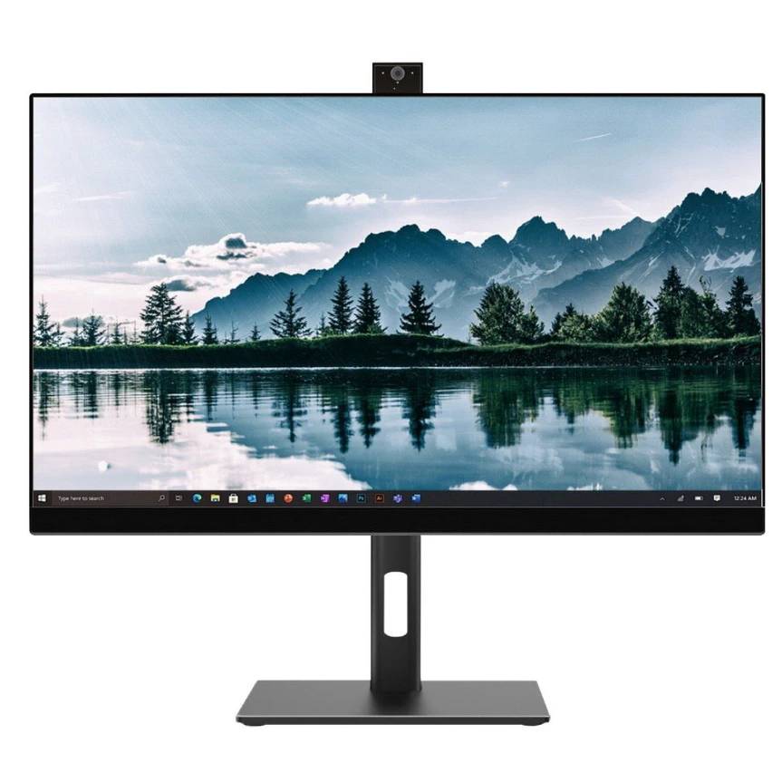 Платформа моноблока Prittec N27 H610P, 27" IPS, LGA1700, H610, 2xSODIMM DDR IV, 1xM.2 (SATA/PCI-E), 2x2.5" SATA, WIFI, BT, CR, Webcam, Black