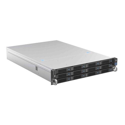 Серверный корпус Procase BS212-SATA3-B-0, БезБП, 12x2.5"/3.5", 2U, E-ATX