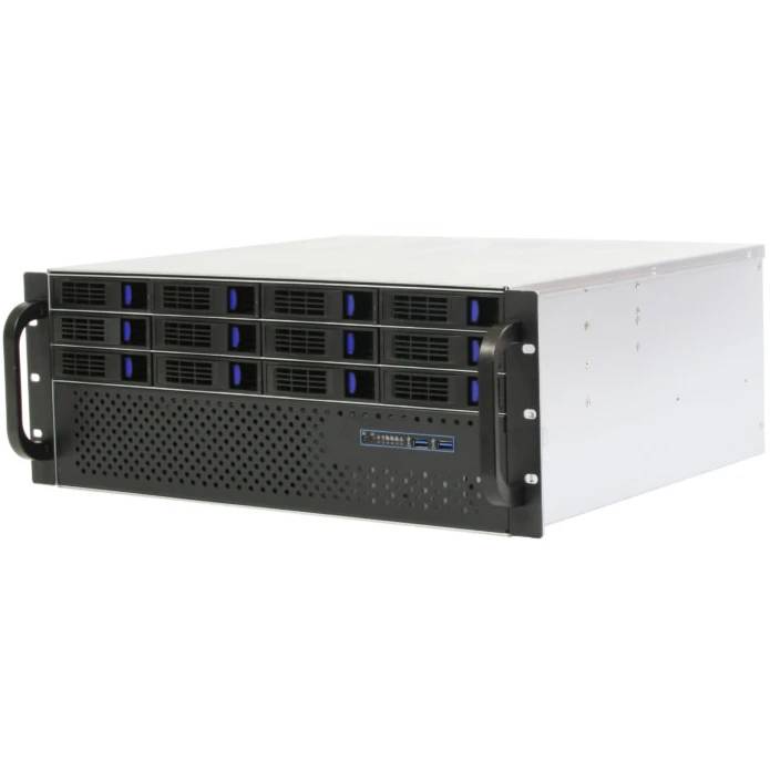 Серверный корпус Procase ES412XS-SATA3-B-0, без БП, 4U, E-ATX