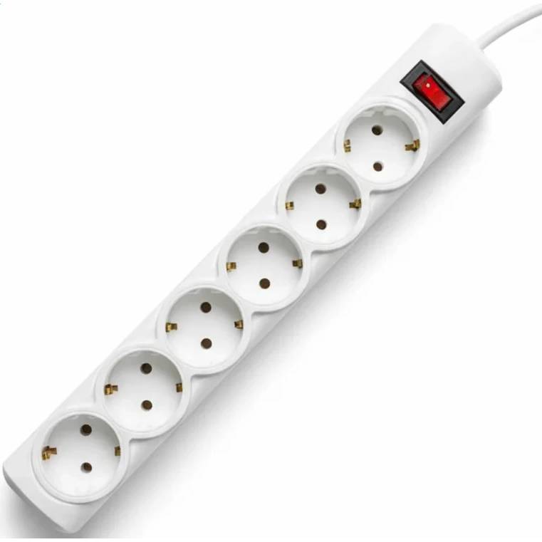 Сетевой фильтр 3м 6 розеток PROGIX PG641, белый