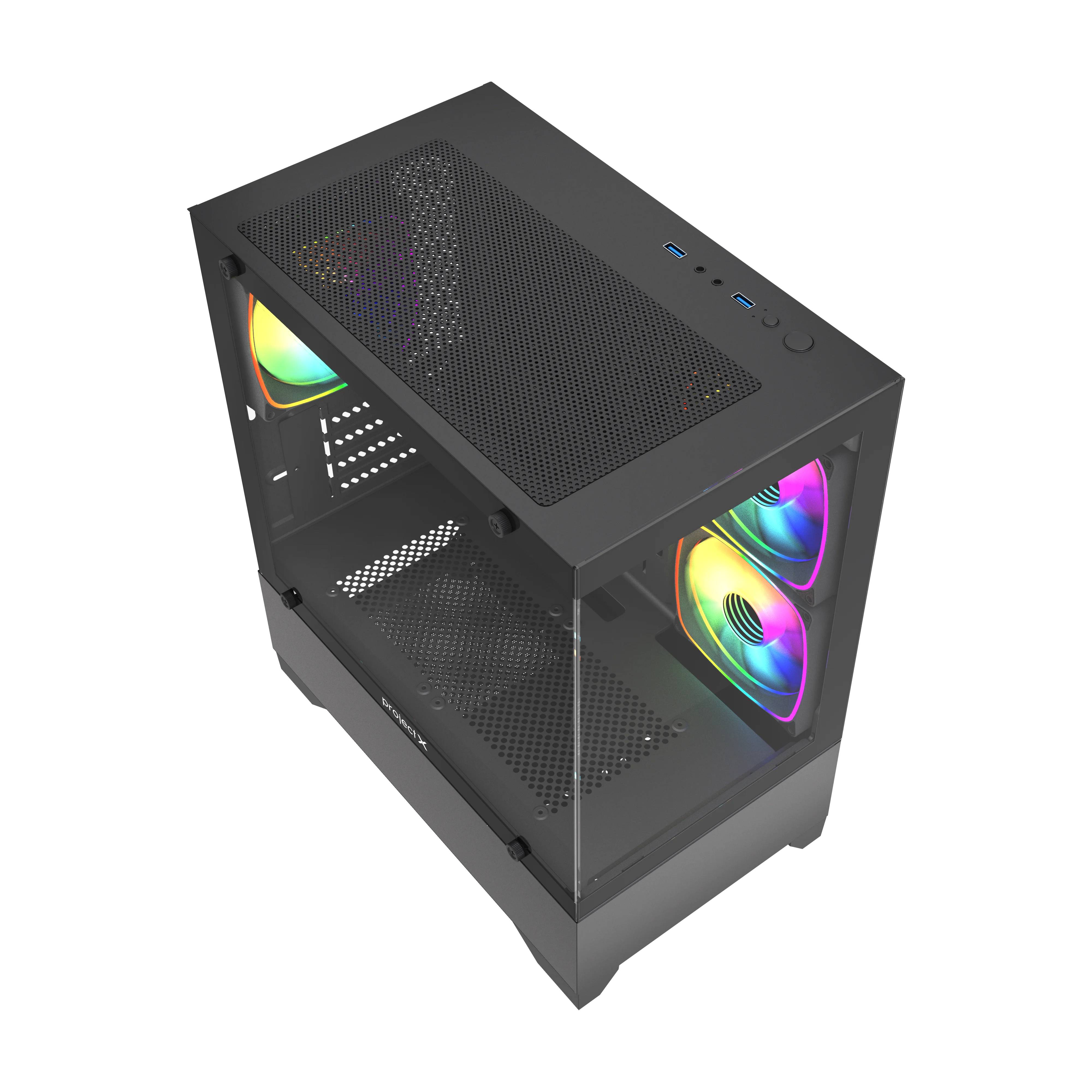 Корпус Project X Dynamic Black, без БП, mATX
