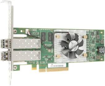 Сетевая карта Qlogic QLE2672-CK, 2xLC 16GBps, PCI-Ex8