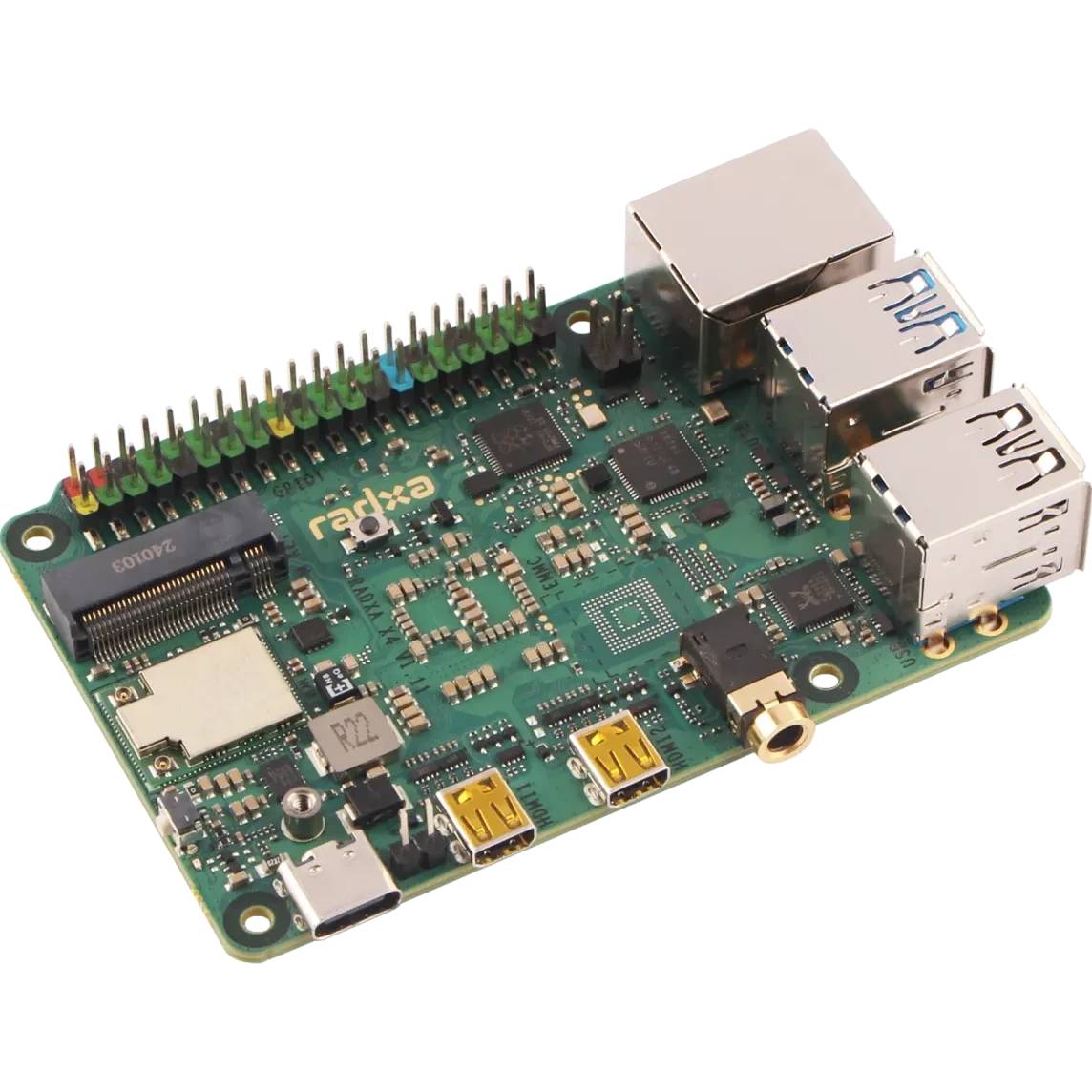 Тонкий клиент Radxa Radxa X4 8Gb (RS866-D8E0R30W16), Intel N100/ 8Gb DDR V