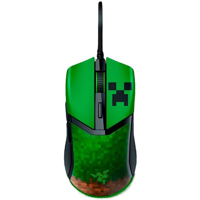 Мышь Razer Cobra Minecraft Edition RZ01-04650200-R3M1, зеленый