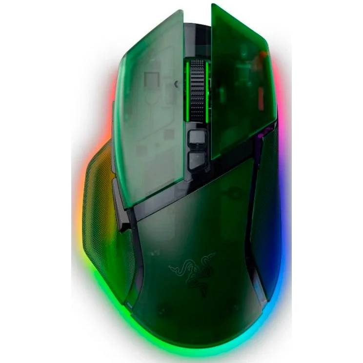 Мышь Razer Basilisk V3 Pro 35K Phantom Green Edition RZ01-05240300-R3G1, зеленый