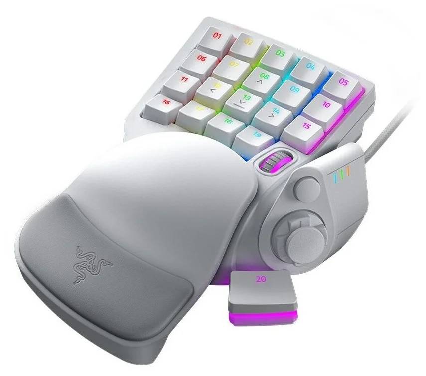 Кейпад Razer Tartarus Pro Mercury White RZ07-03110200-R3M1