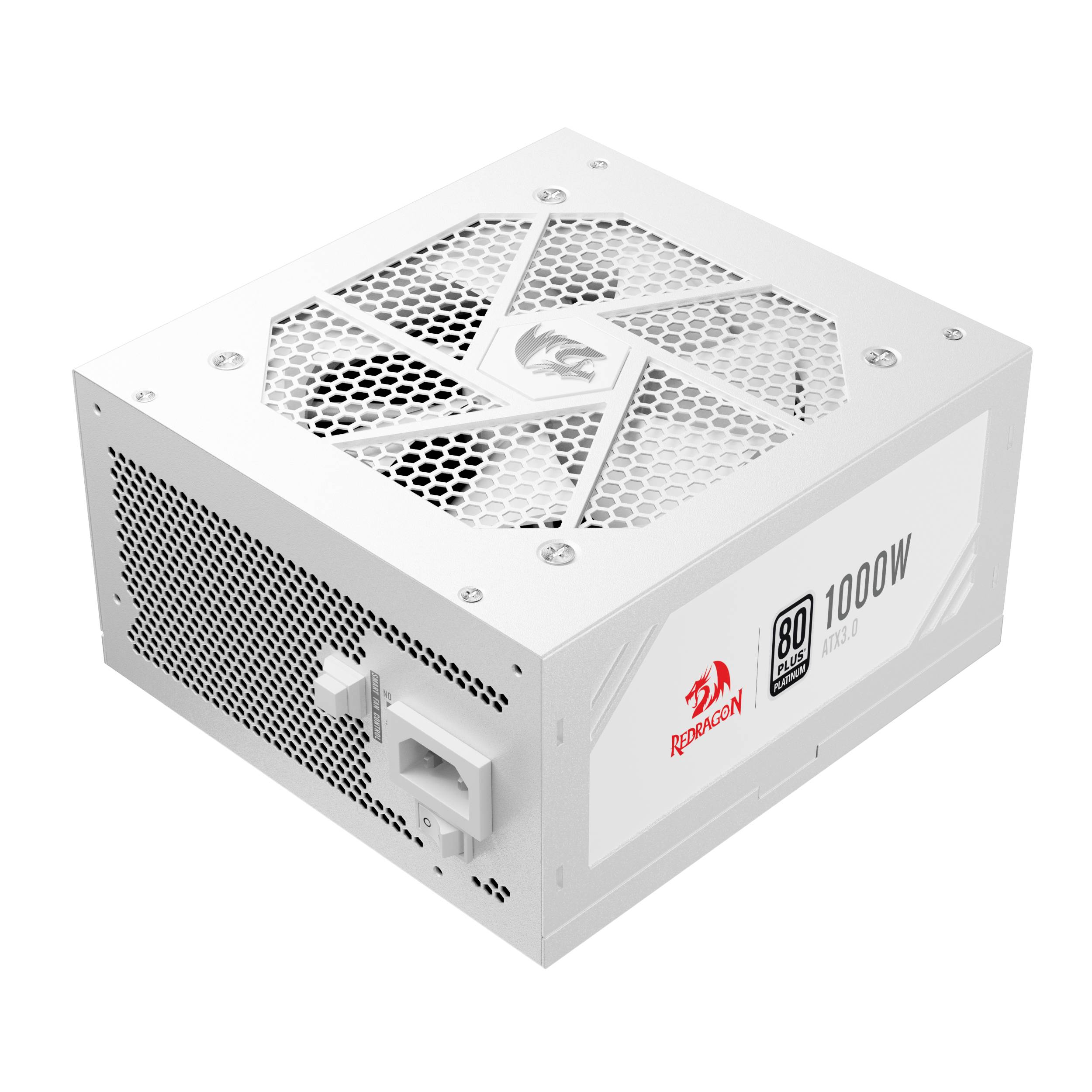 Блок питания 1000Вт, Redragon RGPS-1000W White, 80 Plus Platinum, APFC, ATX (71812)