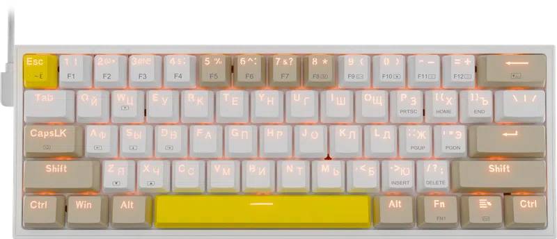Клавиатура Redragon Fizz белый/бежый 72596