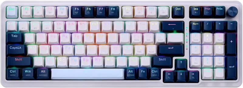 Клавиатура Redragon Eisa Pro, белый/синий 72299