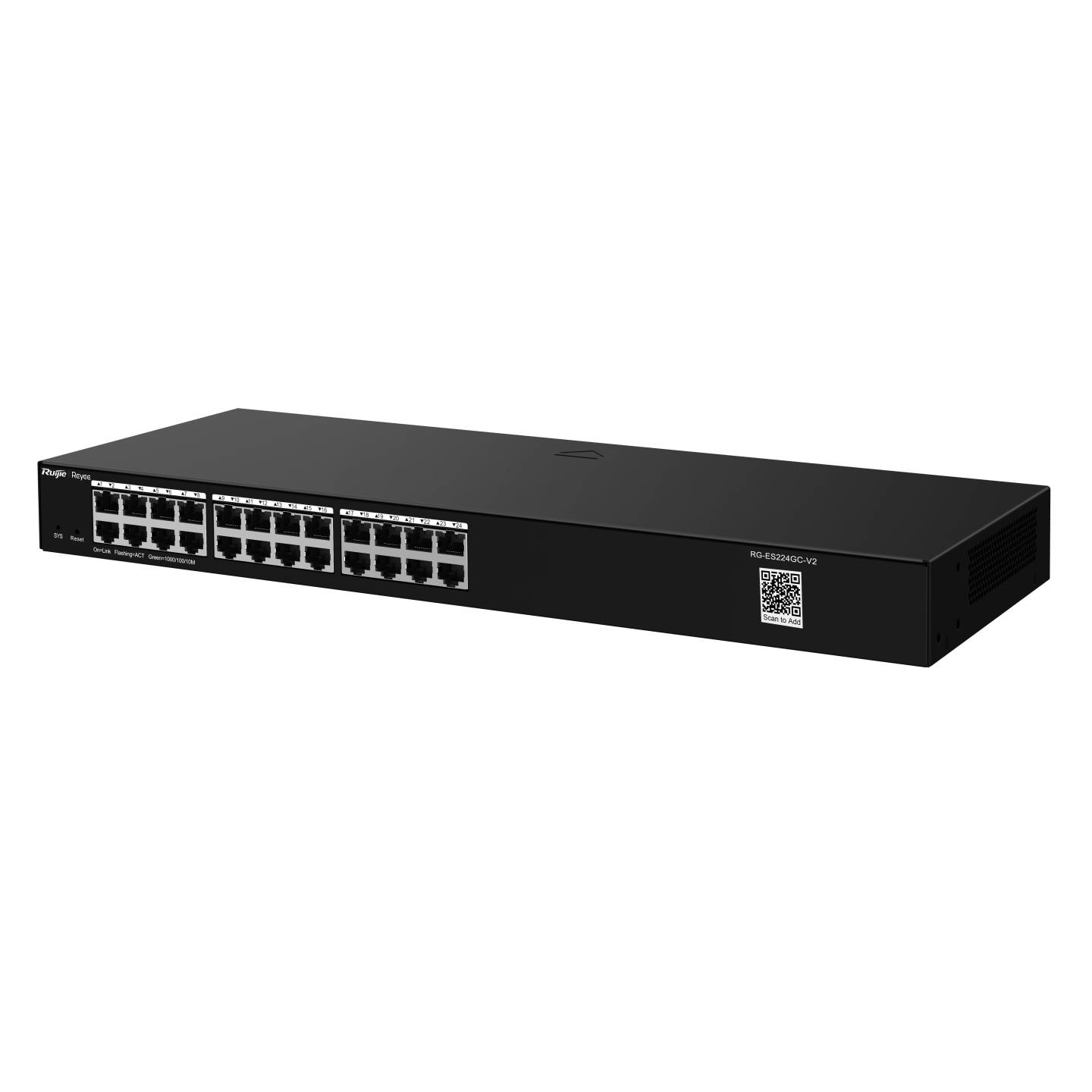 Коммутатор Reyee RG-ES224GC, 24xLAN 1Gbps