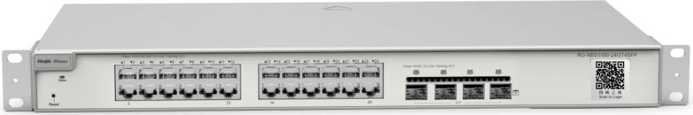 Коммутатор Reyee RG-NBS5100-24GT4SFP, 24xLAN 1Gbps, 4xSFP