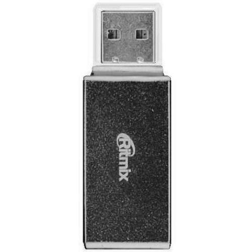 SD/MS CardReader/writer Ritmix CR-2042, USB, черный