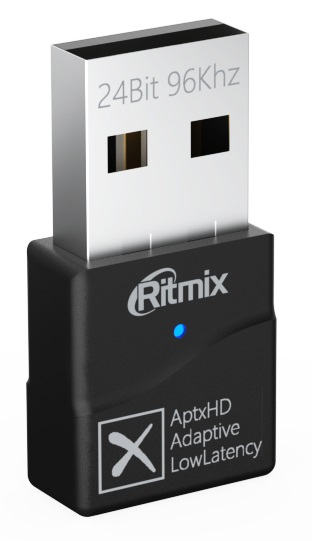 Адаптер bluetooth 5.2 Ritmix RWA-359, USB2.0