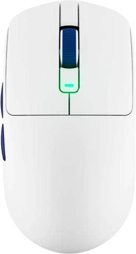 Мышь Royal Kludge M30, белый/синий
