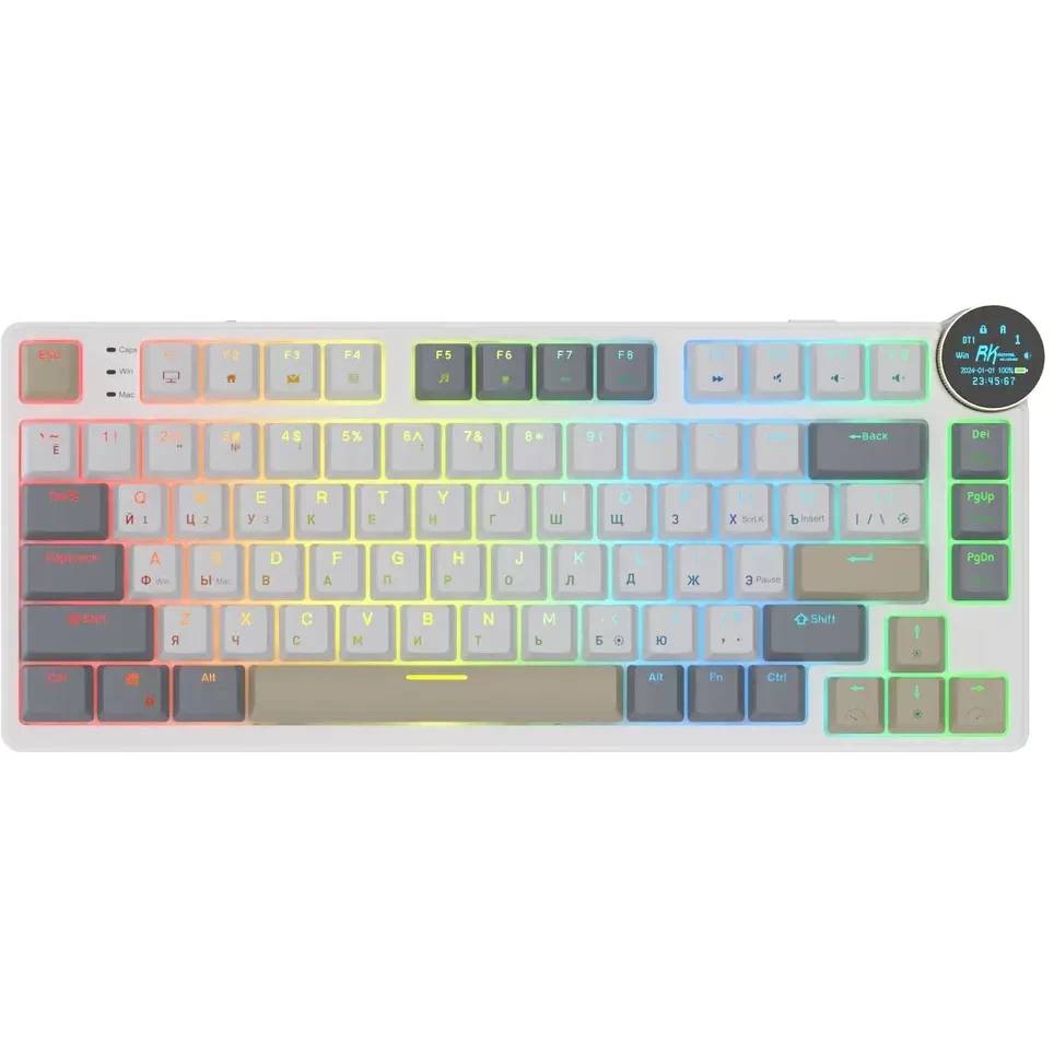 Клавиатура Royal Kludge N80 Pearly Dawn (Red switch)