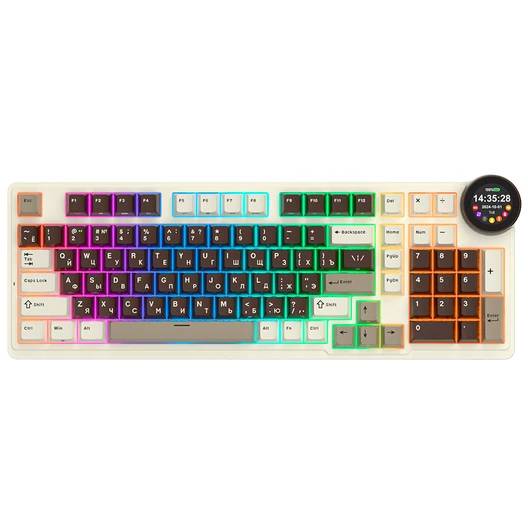 Клавиатура Royal Kludge N99 Mokko Grey (Violet switch)