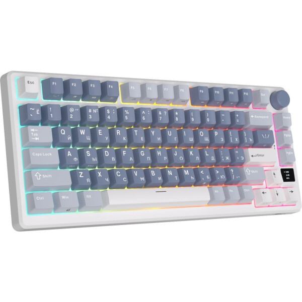 Клавиатура Royal Kludge RK-M75 Ocean Blue (Silver switch)