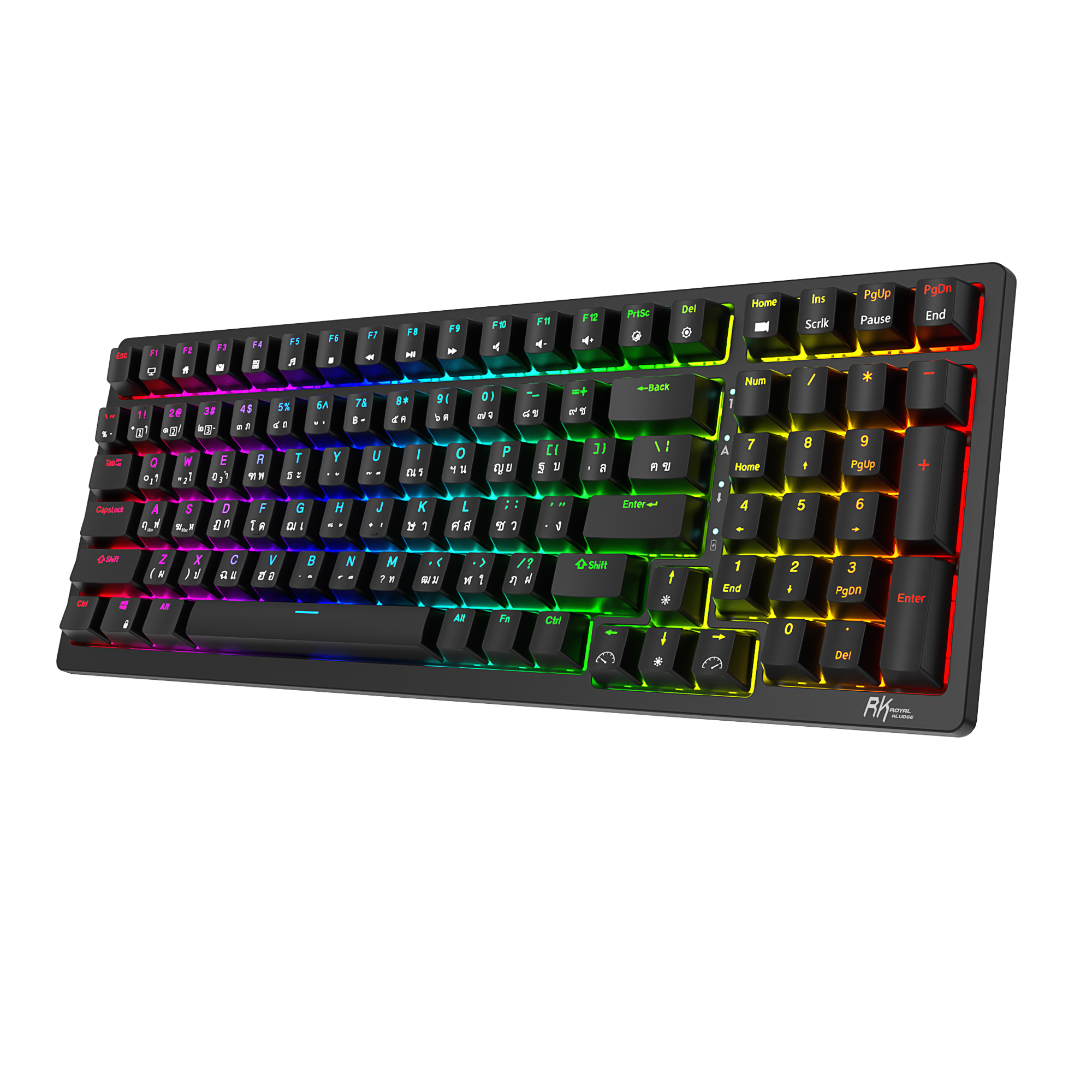 Клавиатура Royal Kludge RK98 RGB Black (Brown switch)