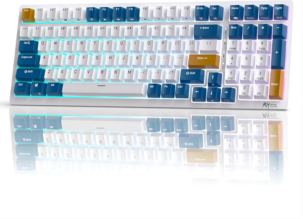 Клавиатура Royal Kludge RK98 RGB Klein Blue (Blue switch)