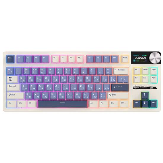 Клавиатура Royal Kludge S85 Horizon Blue (Beige switch)