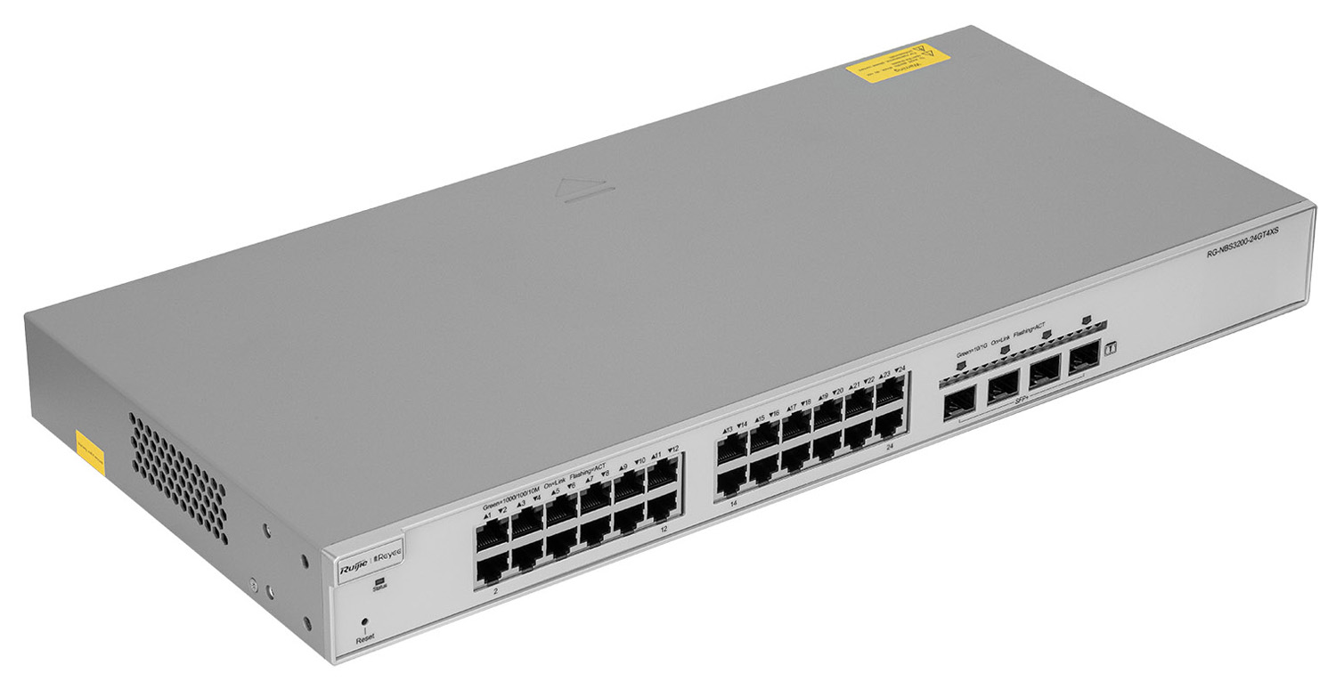 Коммутатор Ruijie RG-NBS3200-24GT4XS, 24xLAN 1Gbps, 4xSFP+ 1Gbps