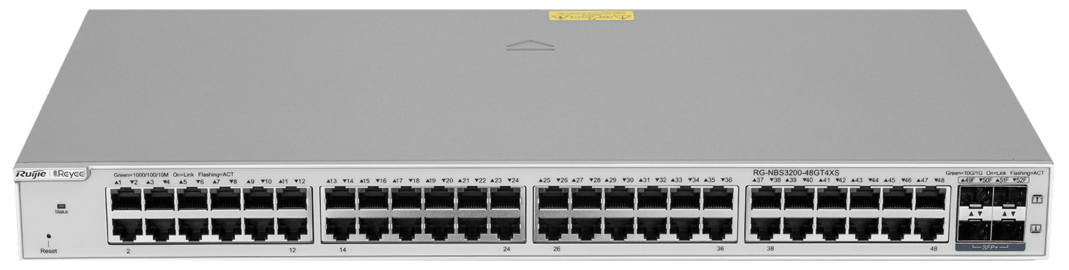 Коммутатор Ruijie RG-NBS3200-48GT4XS, 48xLAN 1Gbps, 4xSFP+ 1Gbps