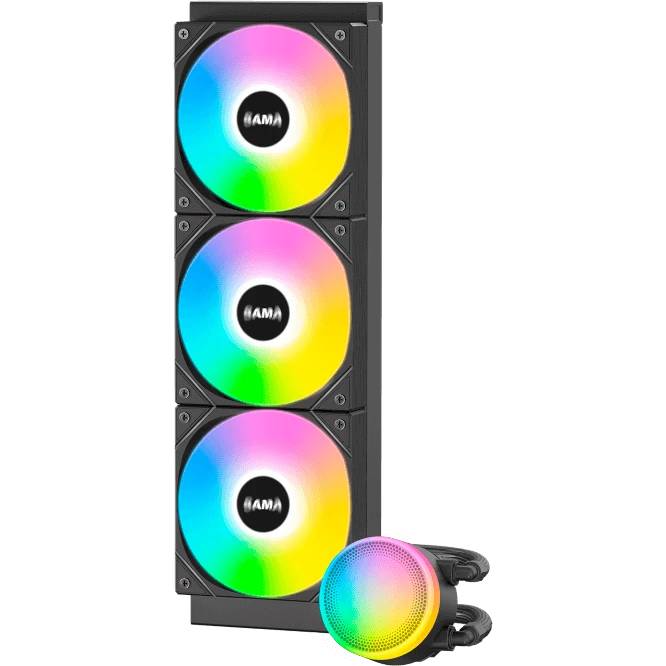 Жидкостное охлаждение SAMA L60 Black L60-BKWAYXO3-G (LGA1700 Ready)