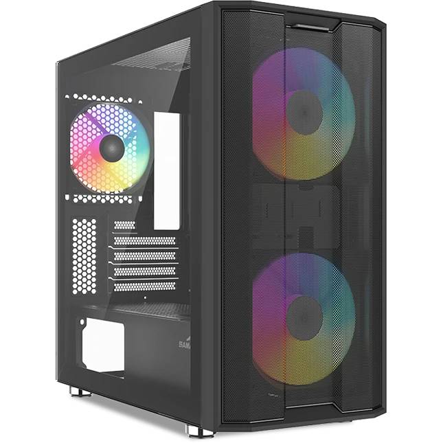 Корпус SAMA S30 Black S30-BKMPA3X1-GL, без БП, mATX