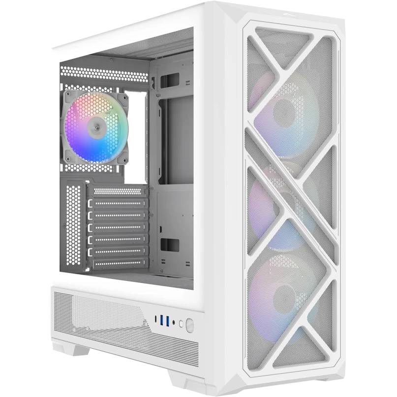 Корпус SAMA S41 White (S41-WHAMA4X1-GL), без БП, ATX