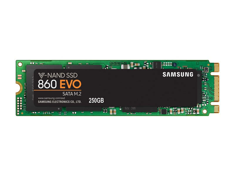 250Gb SSD Samsung 860 Evo MZ-N6E250BW, (550/520), SATA M.2