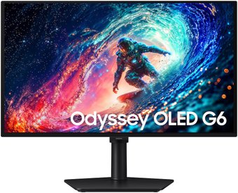 Монитор 27" Samsung Odyssey OLED G6 LS27HG610SIXCI, 2560x1440, OLED, 240Hz (HDMI, DP)