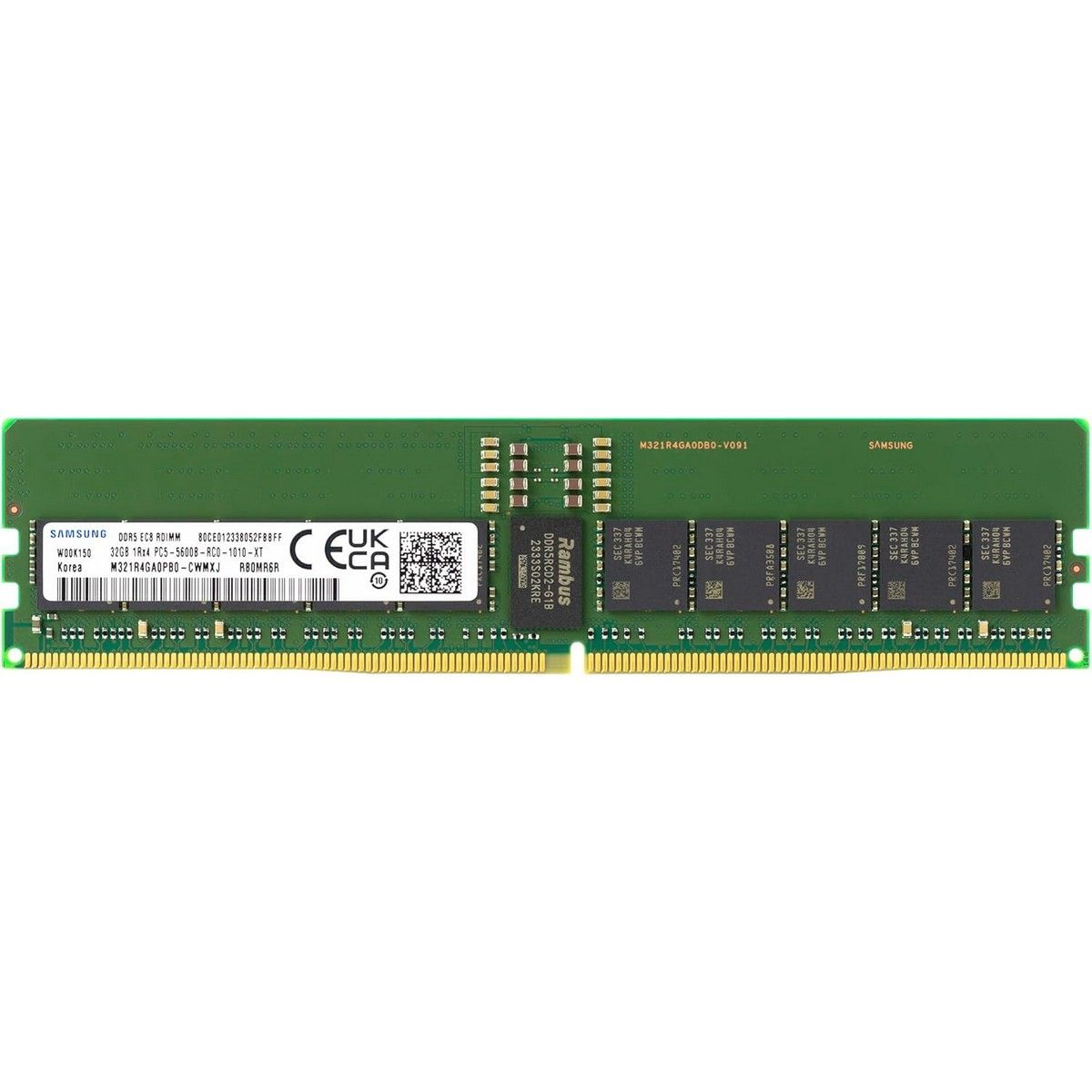 Серверная оперативная память 32Gb Samsung M321R4GA0PB0-CWM, DDR V, PC-44800, 5600MHz, ECC Reg