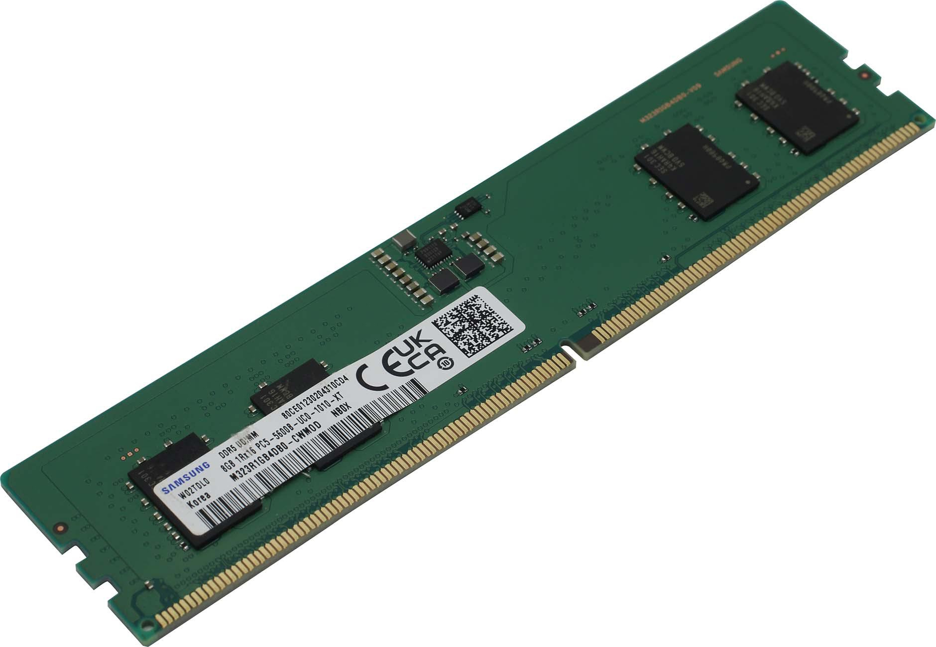 Оперативная память 8Gb Samsung M323R1GB4DB0-CWM, DDR V, PC-44800, 5600MHz, OEM