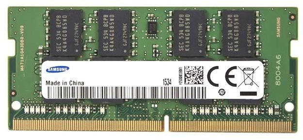 Оперативная память для ноутбука 4Gb Samsung, M471A1K43CB1-CRC, SODIMM DDR IV, PC-19200, 2400MHz