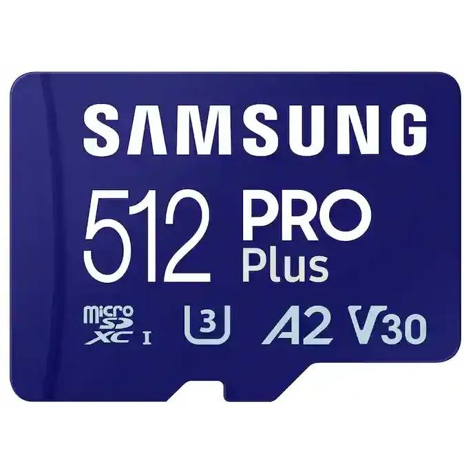 512Gb Samsung, MB-MD512SA, SD Micro, SDHC Class 10, UHS-I, переходник