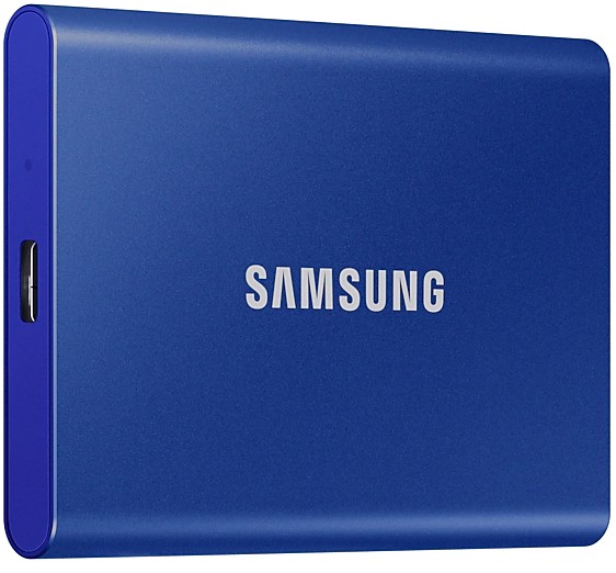 Внешний SSD 1Tb Samsung T7 MU-PC1T0H/WW, USB Type-C, Blue