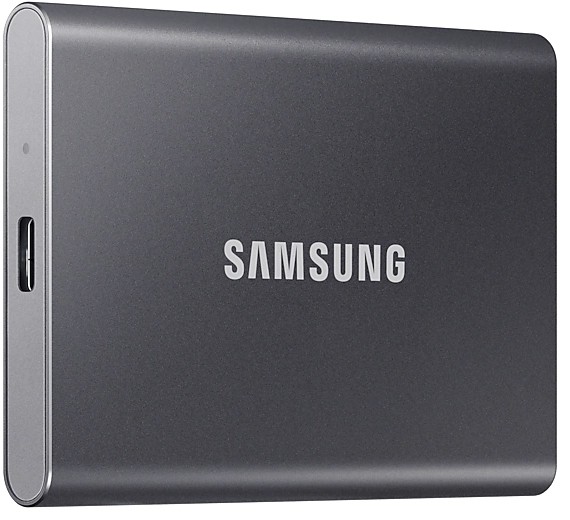 Внешний SSD 1Tb Samsung T7 MU-PC1T0T/WW, USB Type-C, Grey