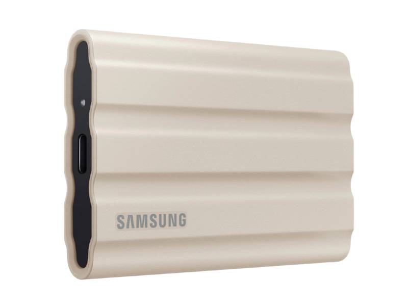 Внешний SSD 2Tb Samsung T7 Shield MU-PE2T0K/WW, USB Type-C, Beige
