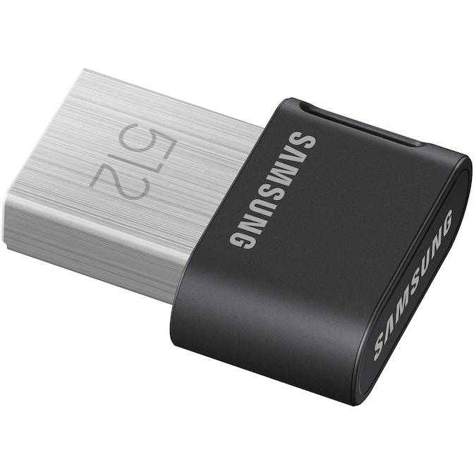 512Gb Samsung FIT Plus MUF-512AB, USB3.2, Black