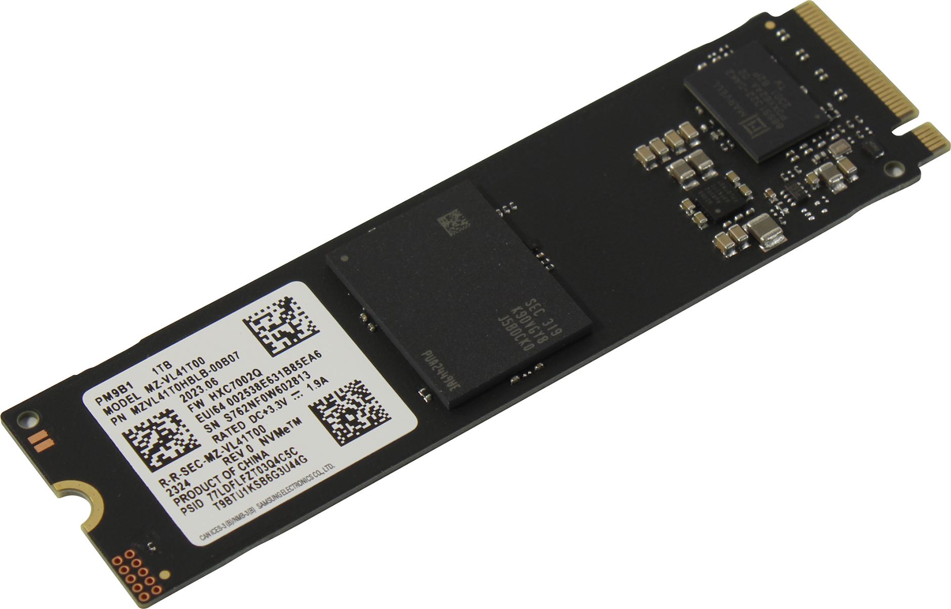 1Tb SSD Samsung PM9B1 MZVL41T0HBLB-00B07, (3600/3000), NVMe M.2, OEM