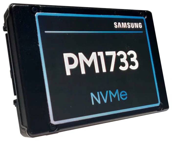 3.84Tb SSD Samsung PM1733 MZWLR3T8HBLS-00007, 2.5", (7000/3800), PCI-E x4