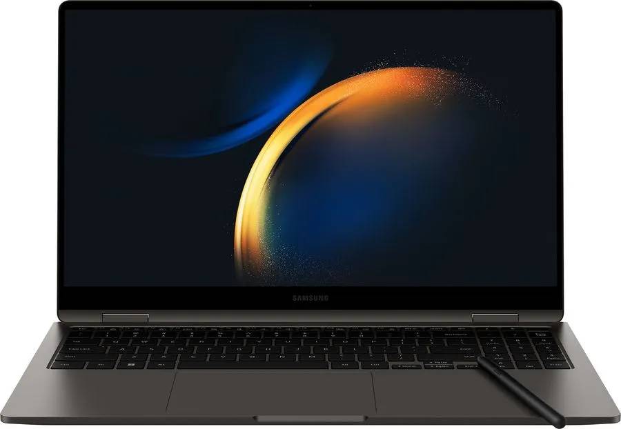 Ноутбук Samsung Galaxy Book 3 360 NP750 NP750QFG-KA1US, 15.6" OLED Touch, Core i7 1360P/ 16Gb/ 1TbSSD/ W11/ Dark Grey